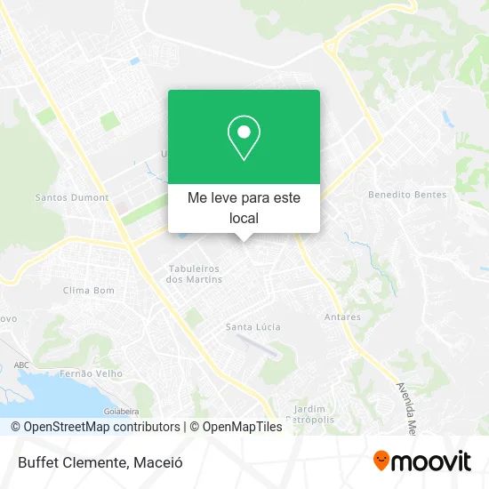 Buffet Clemente mapa