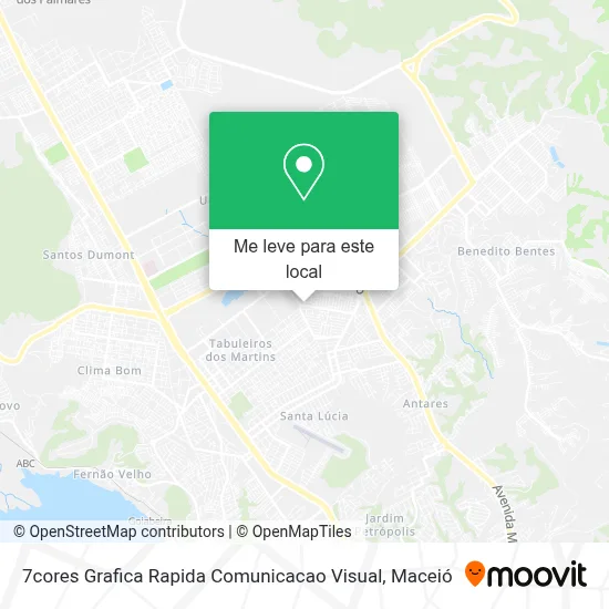 7cores Grafica Rapida Comunicacao Visual mapa