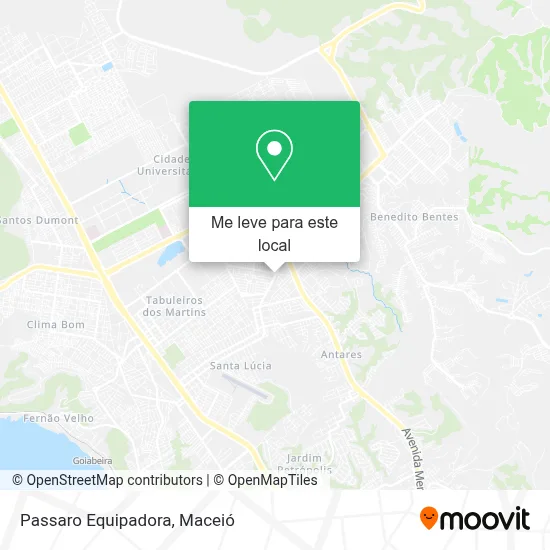 Passaro Equipadora mapa