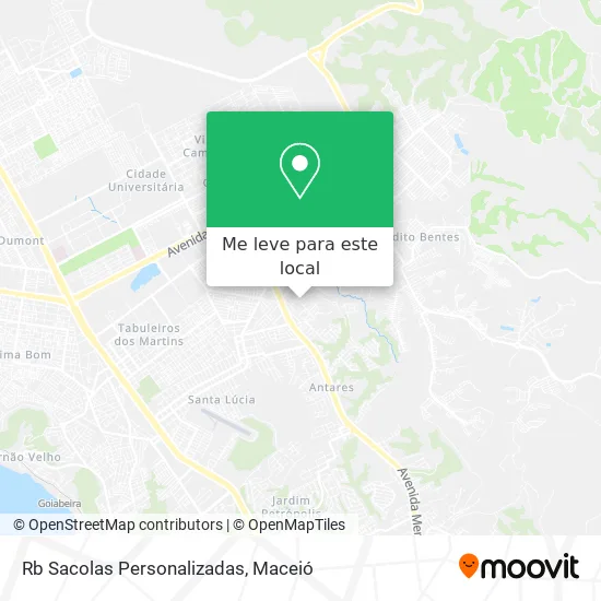 Rb Sacolas Personalizadas mapa