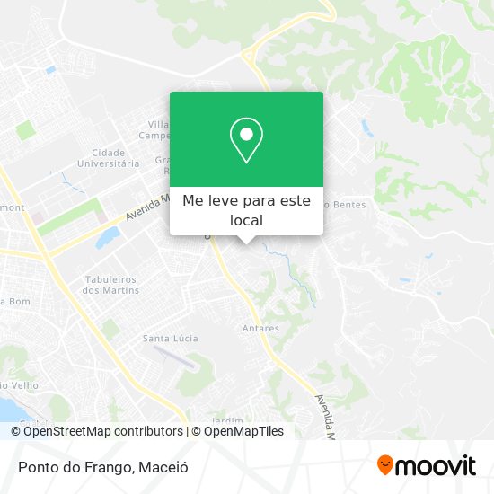 Ponto do Frango mapa