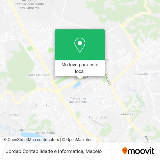Jordao Contabilidade e Informatica mapa