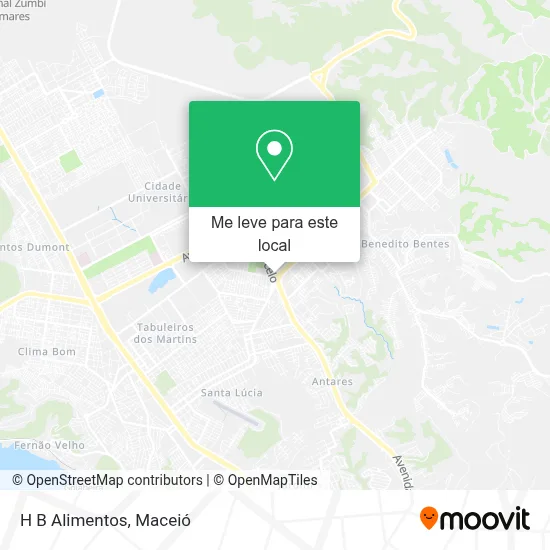 H B Alimentos mapa