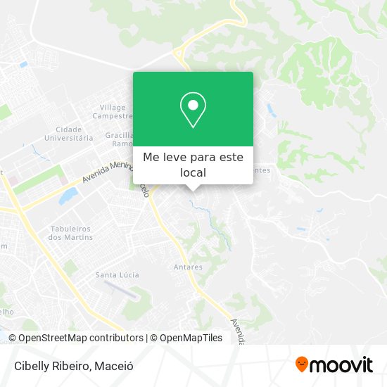 Cibelly Ribeiro mapa