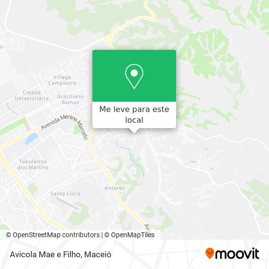 Avicola Mae e Filho mapa
