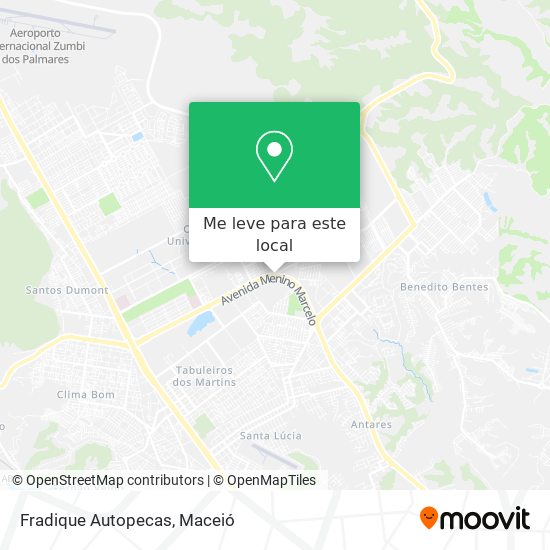 Fradique Autopecas mapa