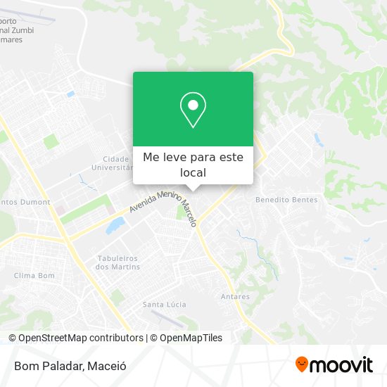 Bom Paladar mapa