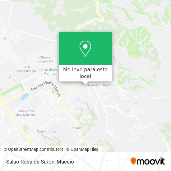 Salao Rosa de Saron mapa