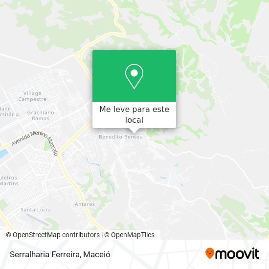 Serralharia Ferreira mapa