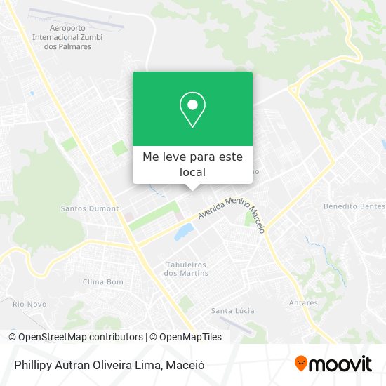 Phillipy Autran Oliveira Lima mapa