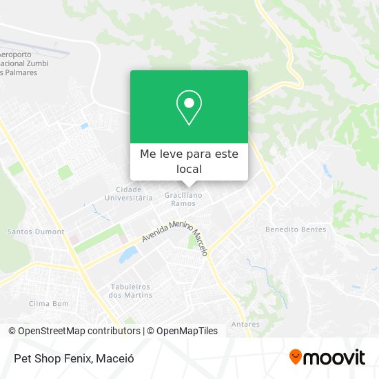 Pet Shop Fenix mapa