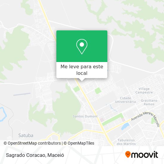 Sagrado Coracao mapa