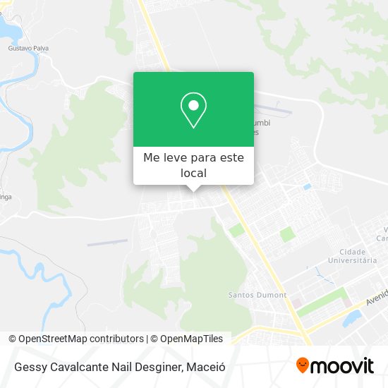 Gessy Cavalcante Nail Desginer mapa