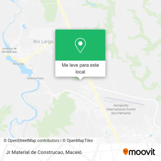 Jr Material de Construcao mapa