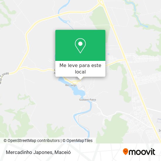 Mercadinho Japones mapa