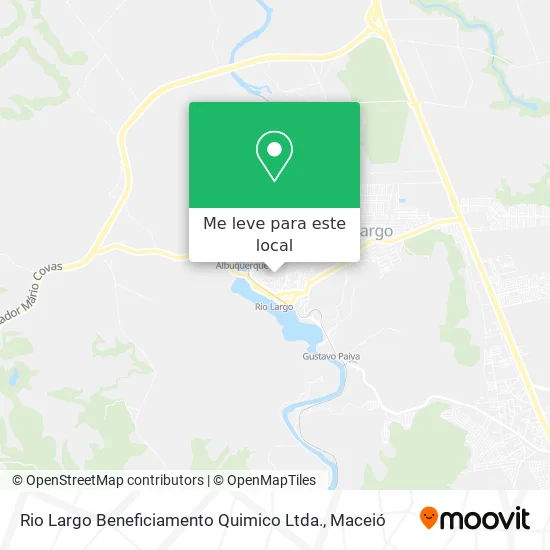 Rio Largo Beneficiamento Quimico Ltda. mapa