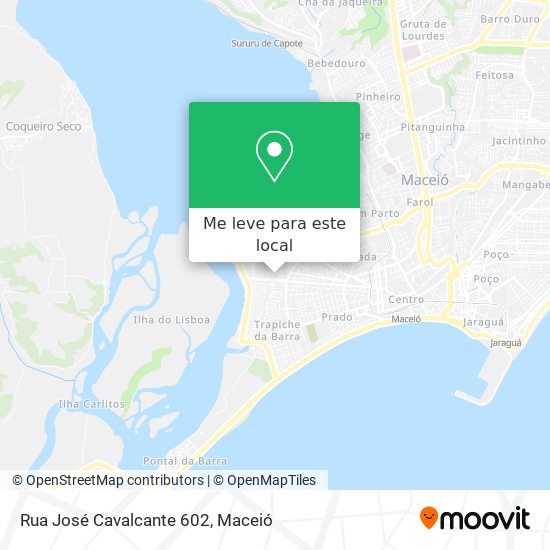 Rua José Cavalcante 602 mapa