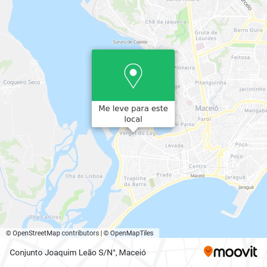 Conjunto Joaquim Leão S/N° mapa