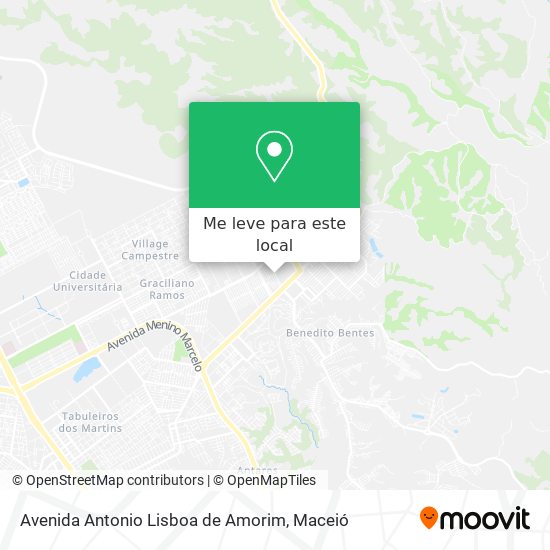 Avenida Antonio Lisboa de Amorim mapa
