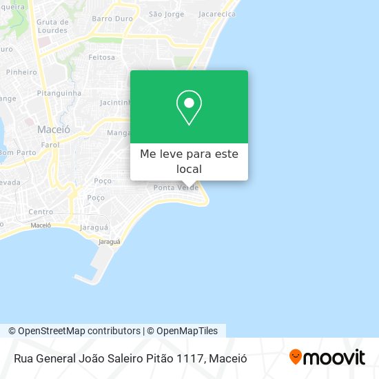 Rua General João Saleiro Pitão 1117 mapa