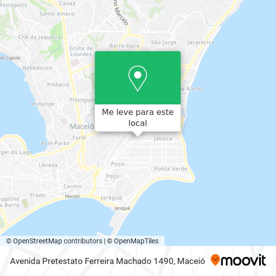 Avenida Pretestato Ferreira Machado 1490 mapa