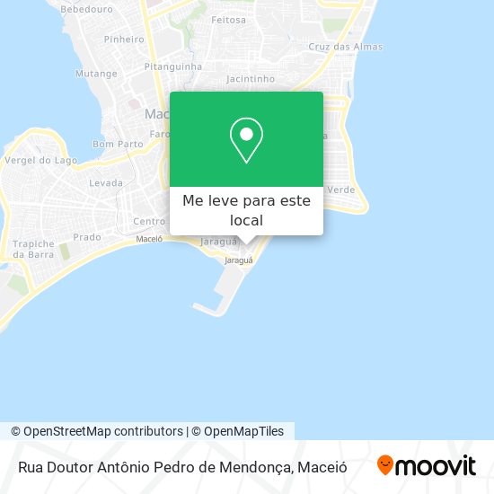 Rua Doutor Antônio Pedro de Mendonça mapa