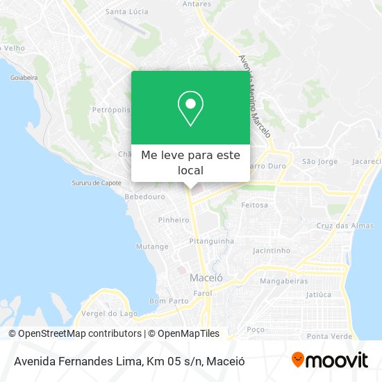 Avenida Fernandes Lima, Km 05 s / n mapa