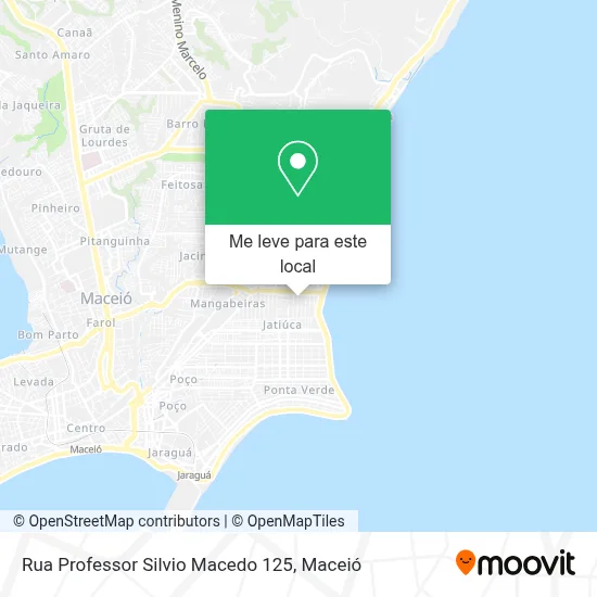 Rua Professor Silvio Macedo 125 mapa