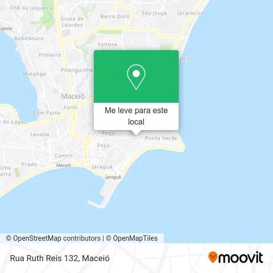 Rua Ruth Reis 132 mapa