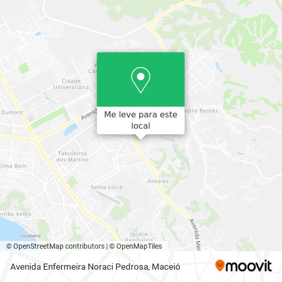 Avenida Enfermeira Noraci Pedrosa mapa