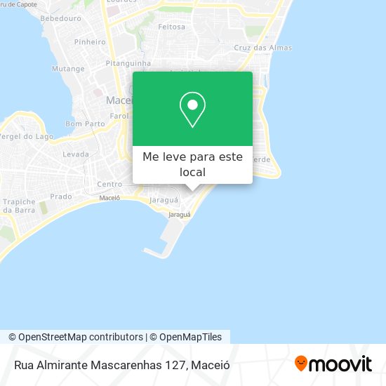 Rua Almirante Mascarenhas 127 mapa