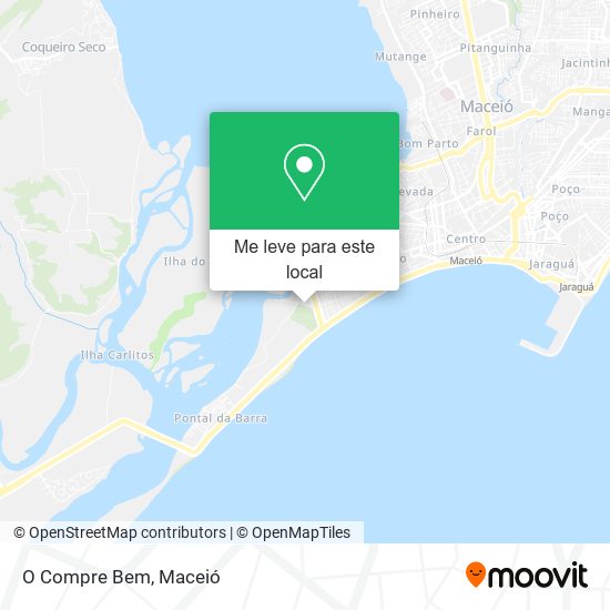 O Compre Bem mapa