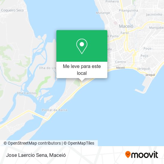 Jose Laercio Sena mapa