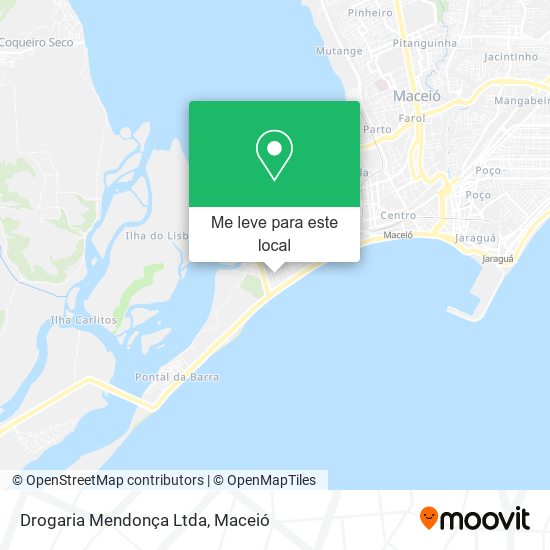 Drogaria Mendonça Ltda mapa