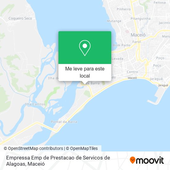 Empressa Emp de Prestacao de Servicos de Alagoas mapa