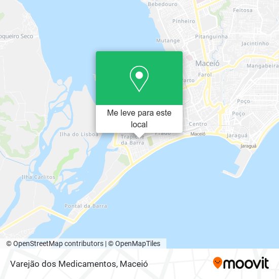 Varejão dos Medicamentos mapa