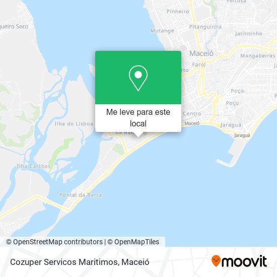 Cozuper Servicos Maritimos mapa