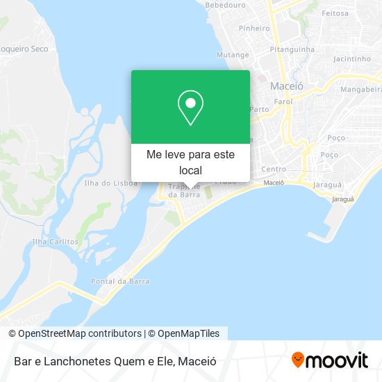 Bar e Lanchonetes Quem e Ele mapa