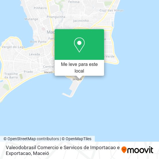 Valeodobrasil Comercio e Servicos de Importacao e Exportacao mapa