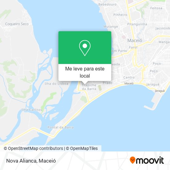 Nova Alianca mapa