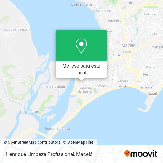 Henrique Limpeza Profissional mapa