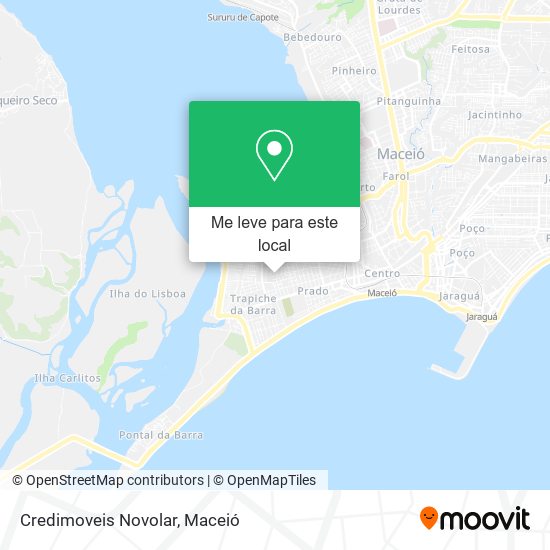 Credimoveis Novolar mapa