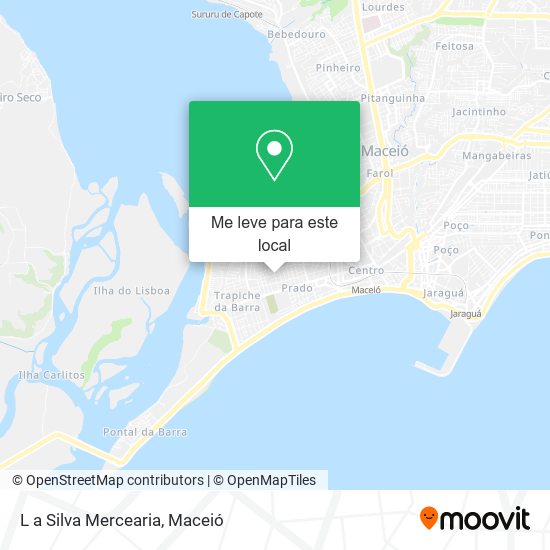 L a Silva Mercearia mapa