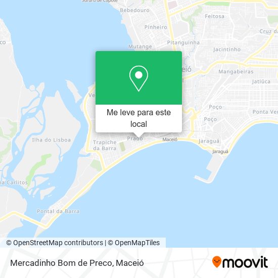 Mercadinho Bom de Preco mapa