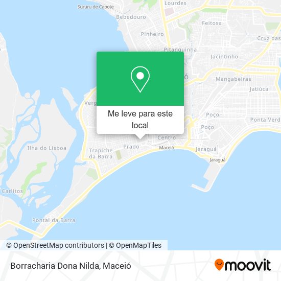 Borracharia Dona Nilda mapa