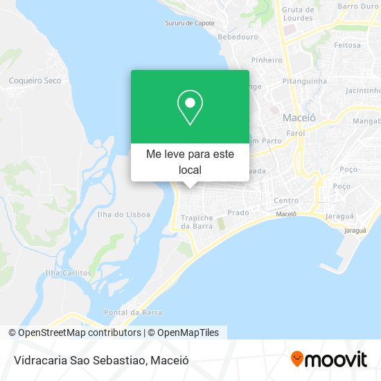 Vidracaria Sao Sebastiao mapa