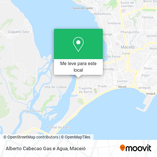 Alberto Cabecao Gas e Agua mapa