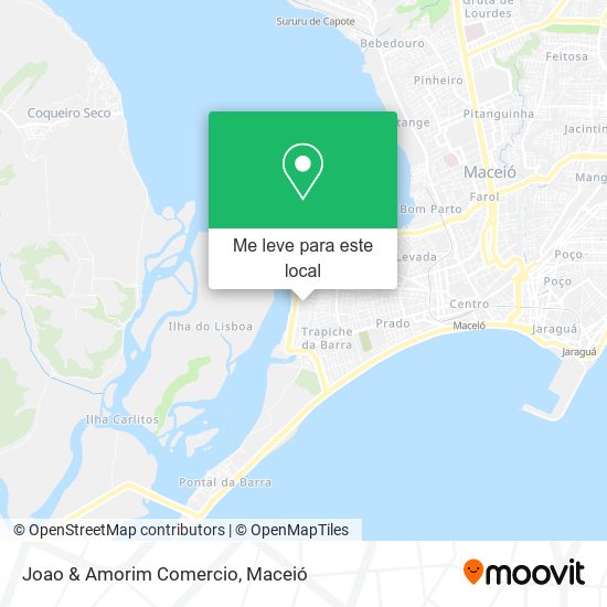 Joao & Amorim Comercio mapa