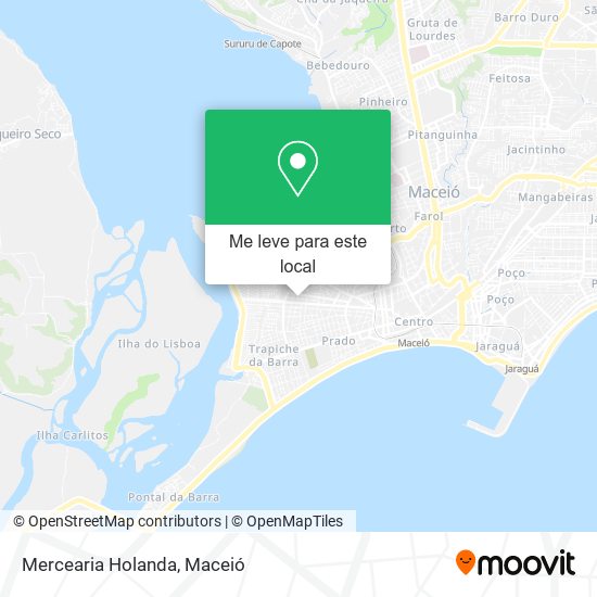 Mercearia Holanda mapa