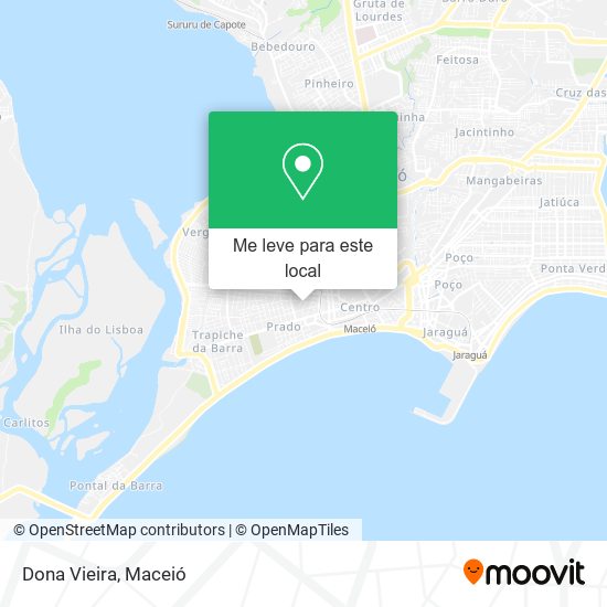 Dona Vieira mapa